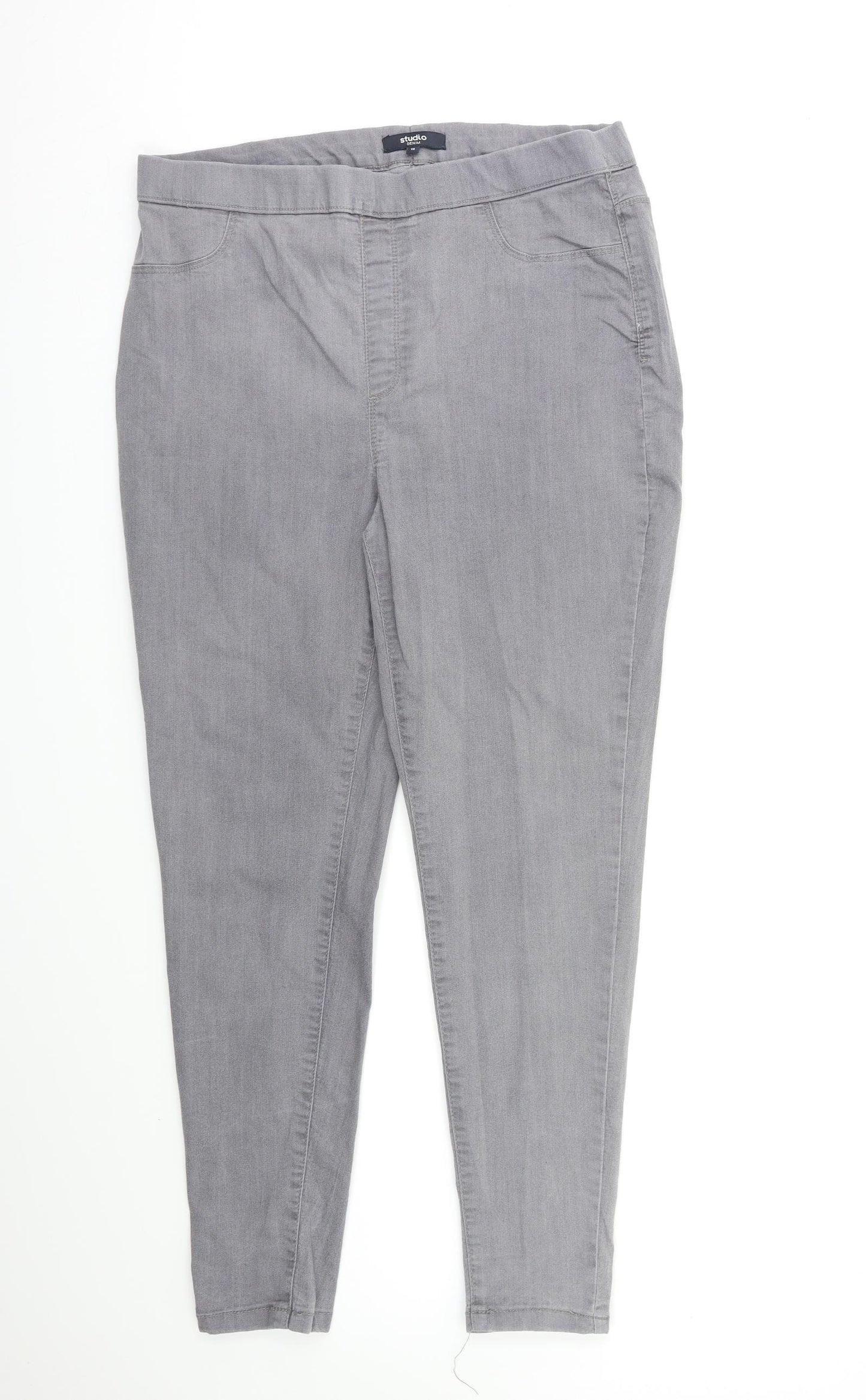Studio Womens Grey   Jegging Jeans Size 18 L27 in