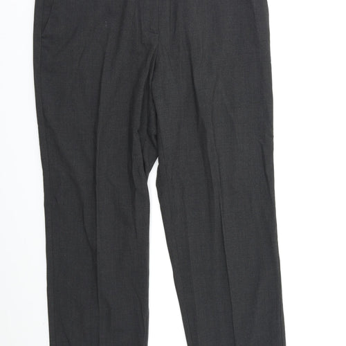 M&S Womens Grey   Dress Pants Trousers Size 16 L27 in