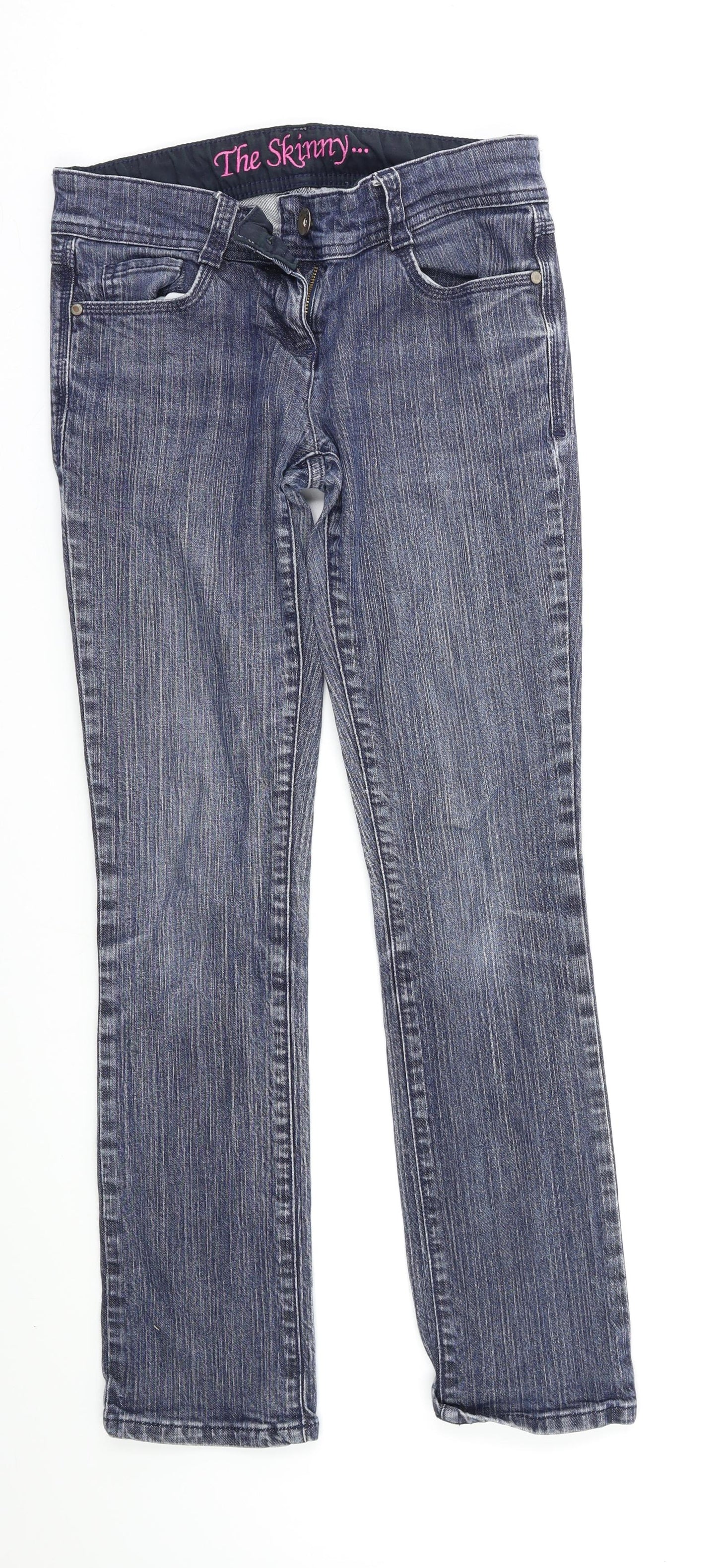 NEXT Womens Blue   Straight Jeans Size 8 L29 in