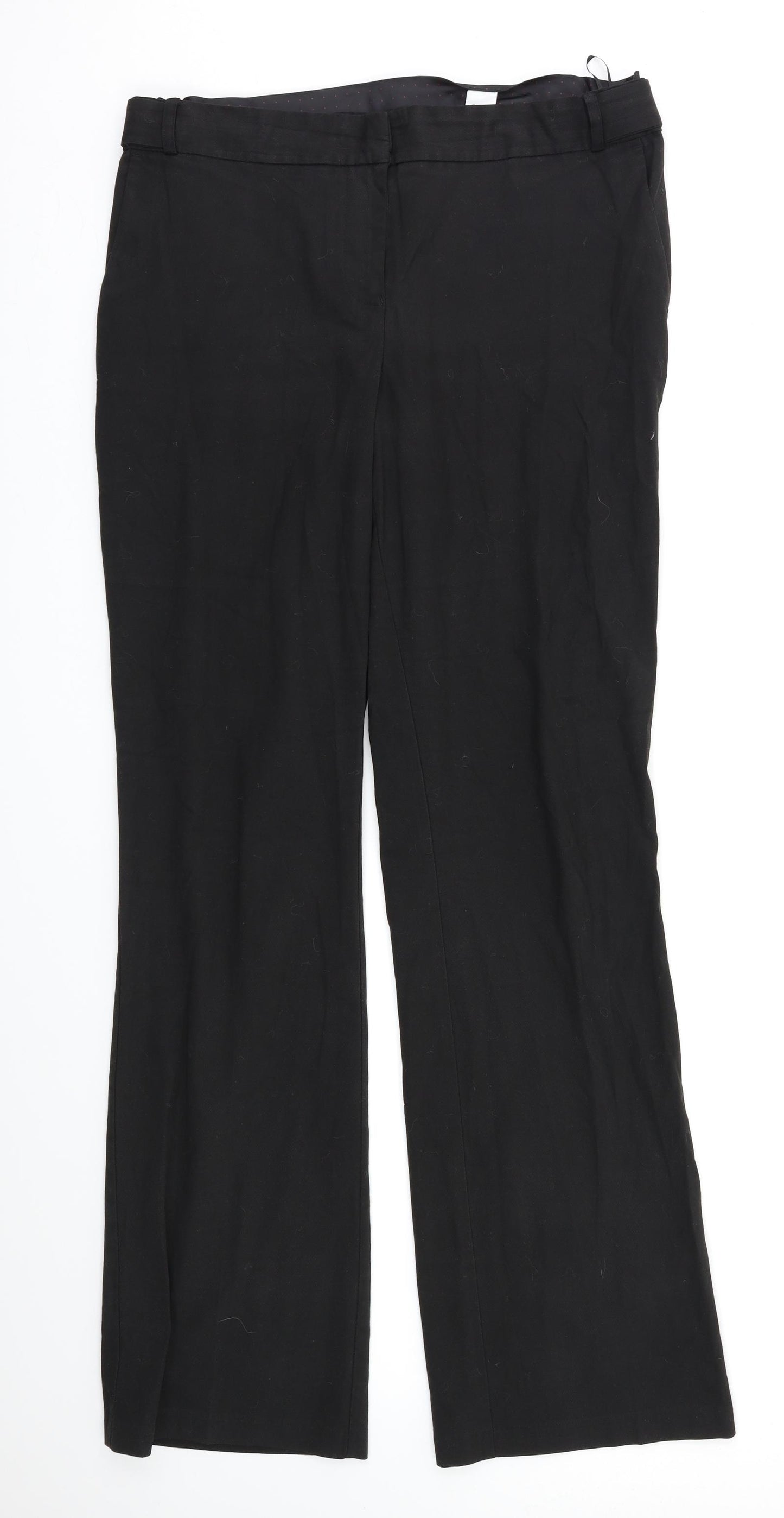 Next  Womens Black   Dress Pants Trousers Size 14 L32 in