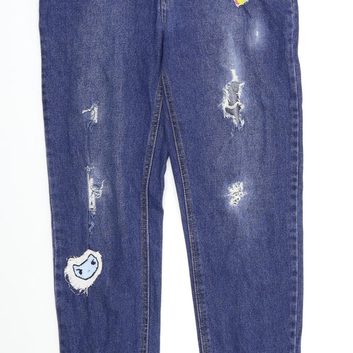 Missguided Womens Blue   Jegging Jeans Size 8 L28 in