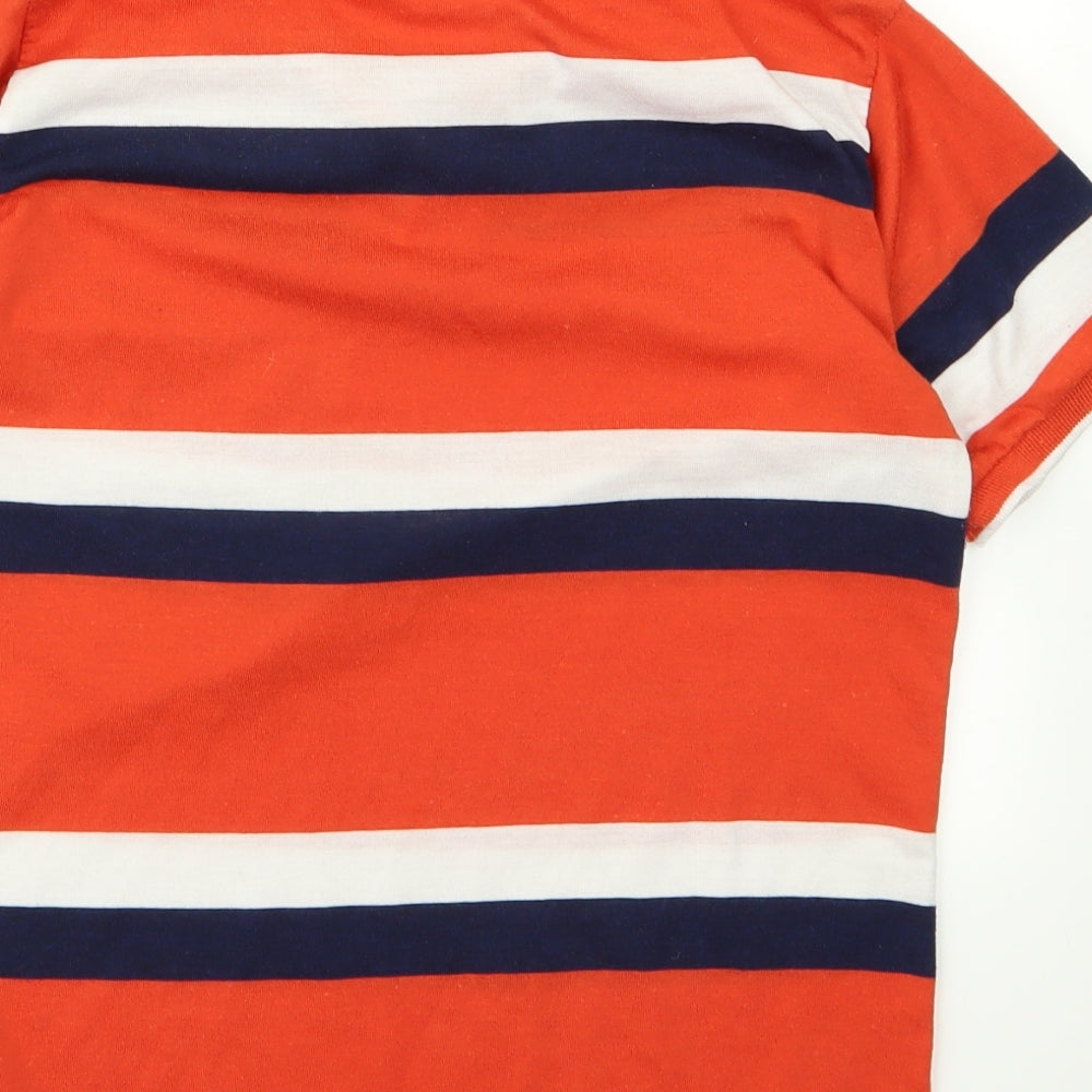 twin bros Womens Orange   Basic Polo Size 26