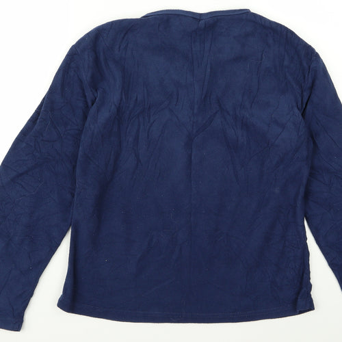 Preworn Womens Blue   Basic T-Shirt Size 10