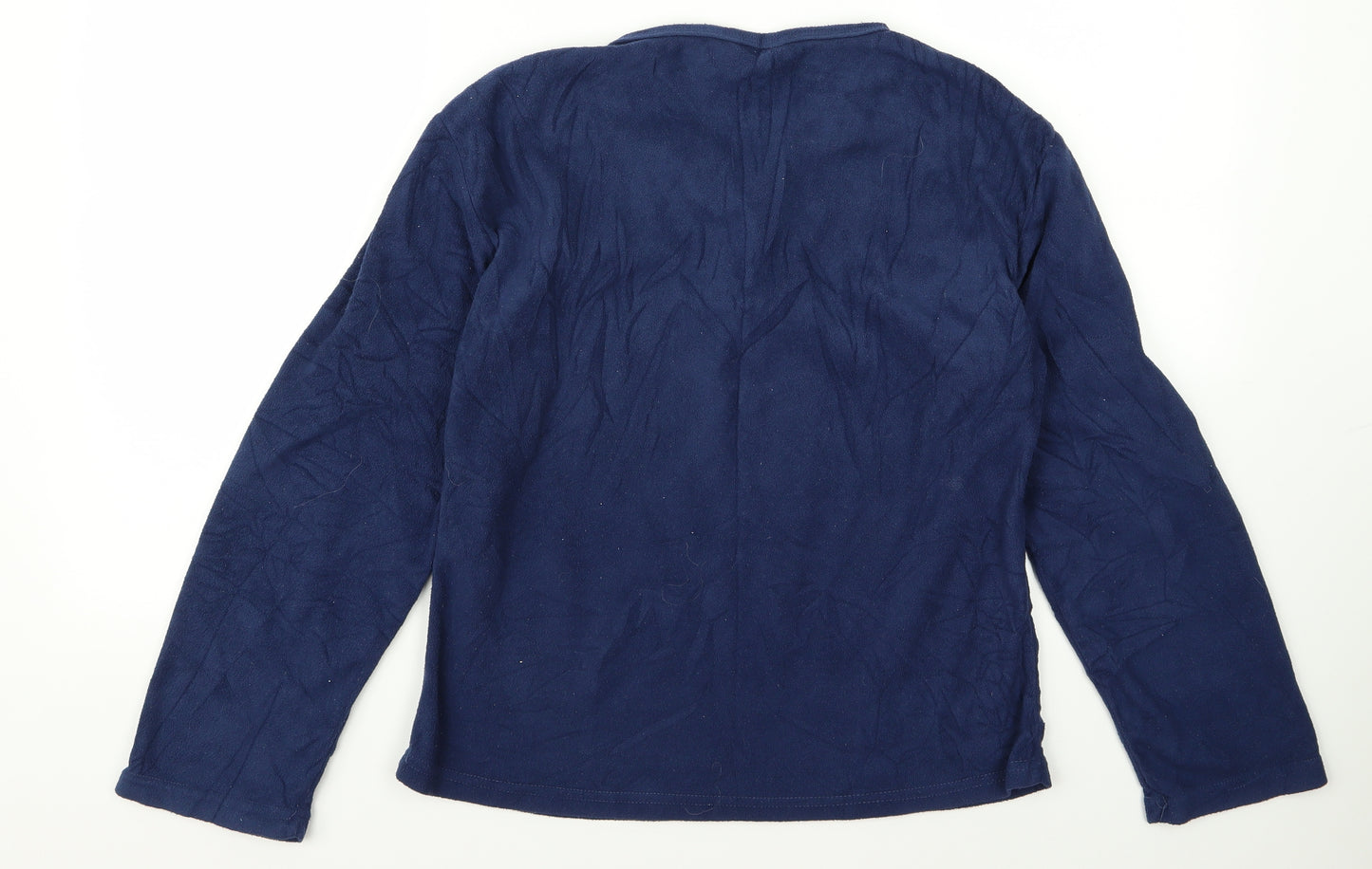 Preworn Womens Blue   Basic T-Shirt Size 10