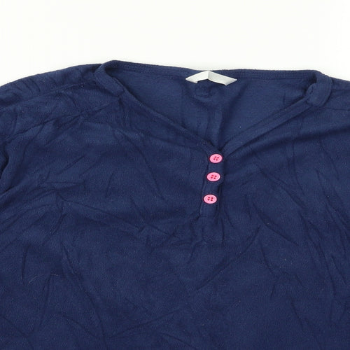 Preworn Womens Blue   Basic T-Shirt Size 10