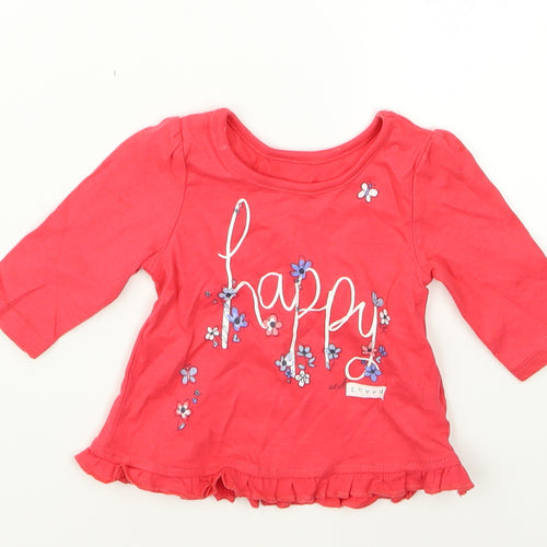 Preworn Girls Red   A-Line  Size Newborn