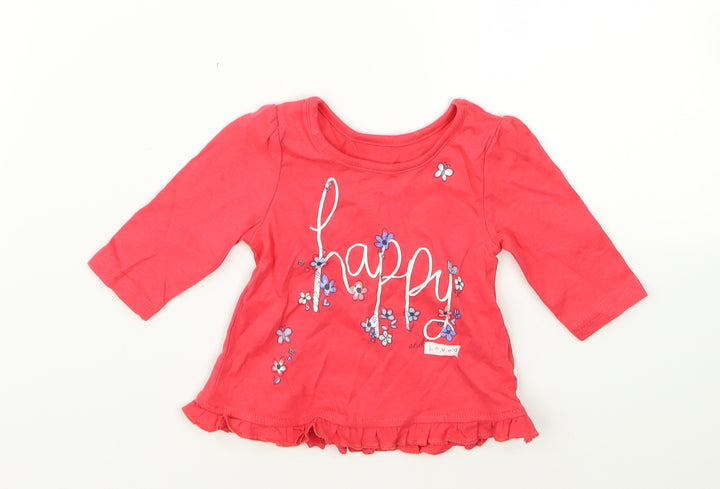 Preworn Girls Red   A-Line  Size Newborn