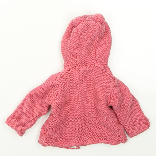 Preworn  Pink   Jacket  Size 3-6 Months