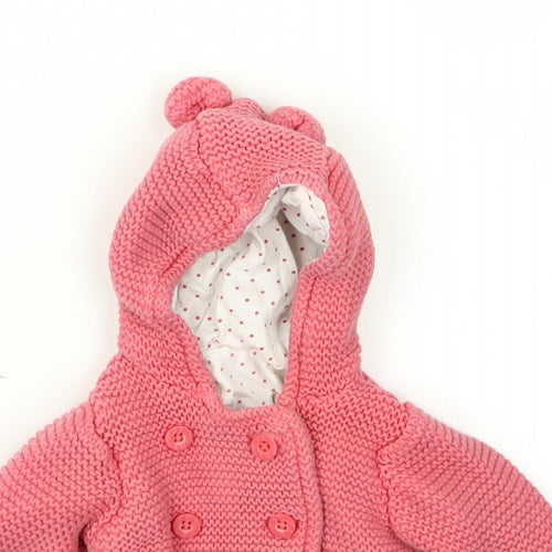 Preworn  Pink   Jacket  Size 3-6 Months