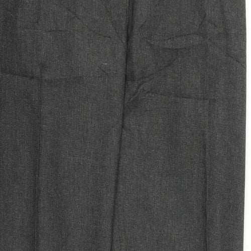 Preworn Womens Grey  Rayon Trousers  Size 34 L28 in