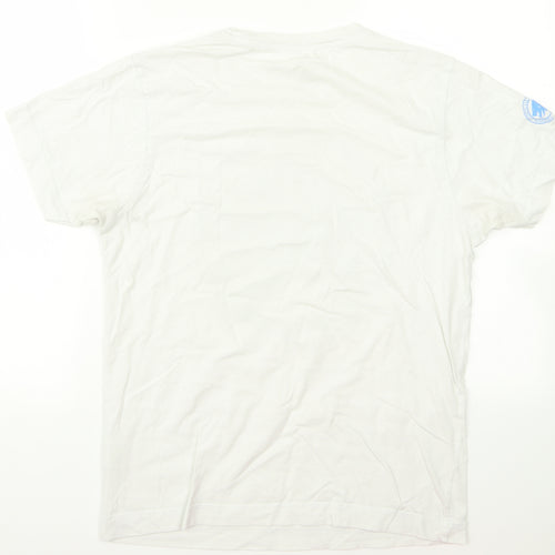 Syndicate Mens White    T-Shirt Size S