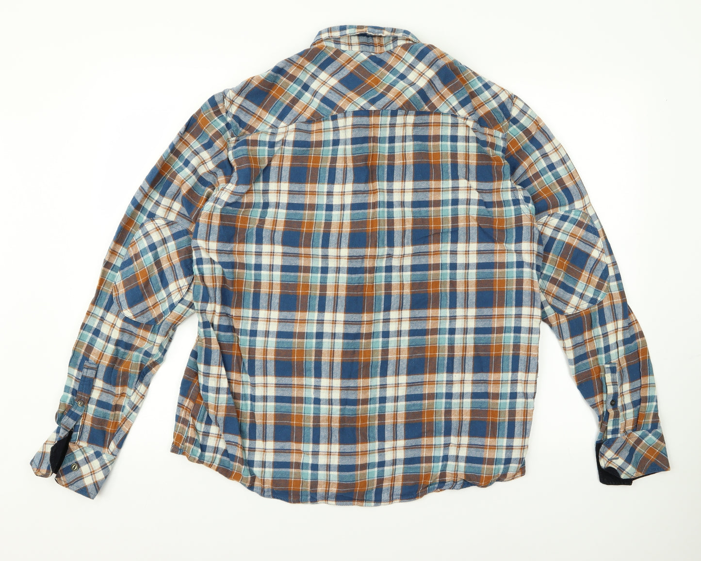 Easy Mens Blue    Button-Up Size XL