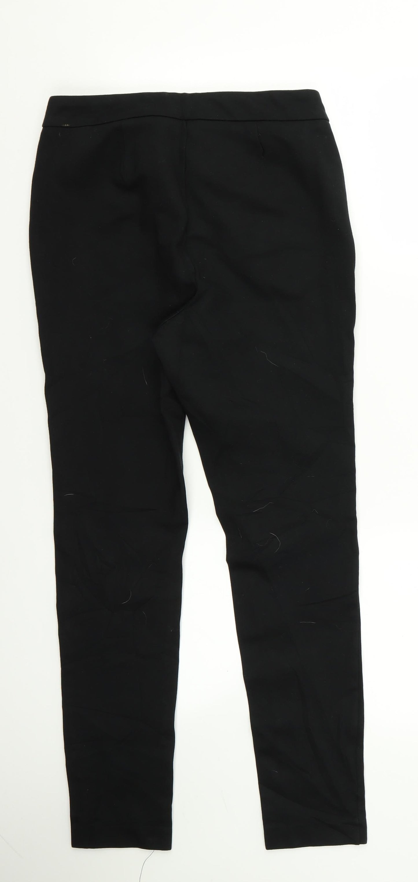 m&s Womens Black   Trousers  Size 10 L23 in