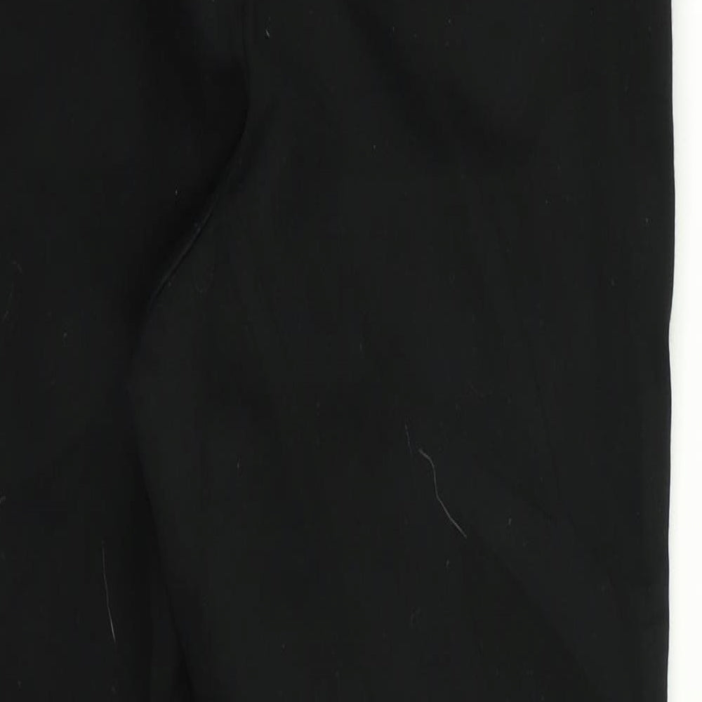 m&s Womens Black   Trousers  Size 10 L23 in