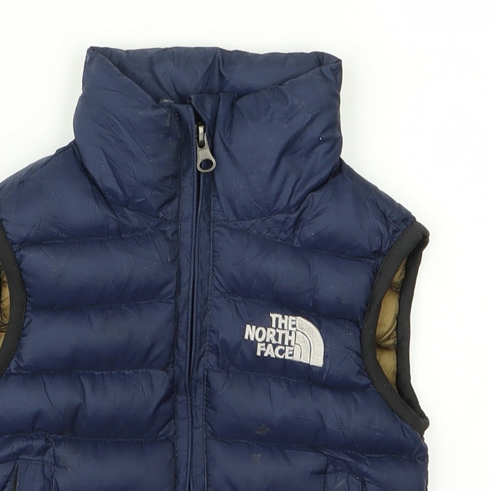 The North Face Girls Blue  Ramie Gilet Jacket Size S