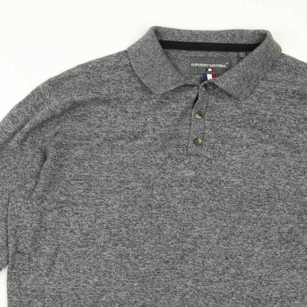 Superdry Mens Grey   Pullover Jumper Size M