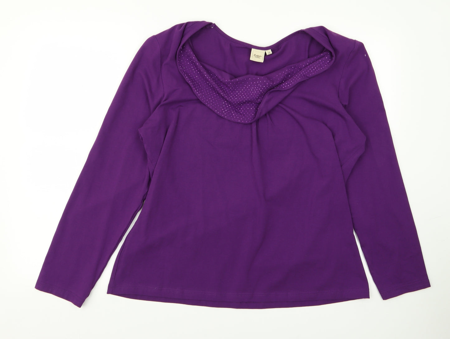 Cotton Traders Womens Purple   Pullover Jumper Size 20