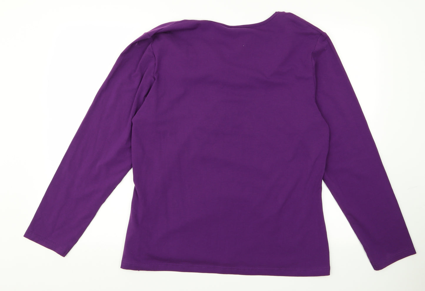 Cotton Traders Womens Purple   Pullover Jumper Size 20