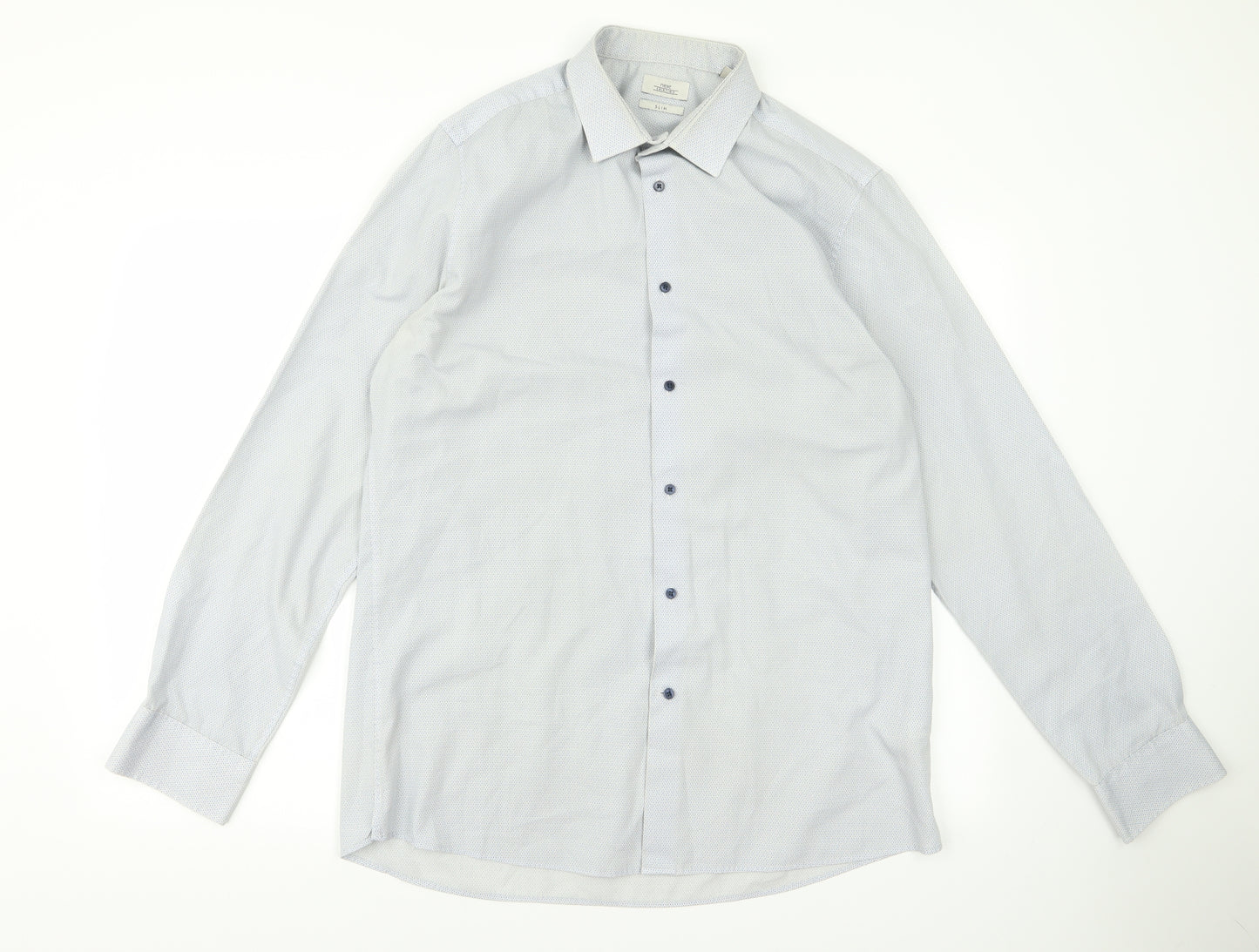 NEXT Womens Grey   Basic Button-Up Size 16