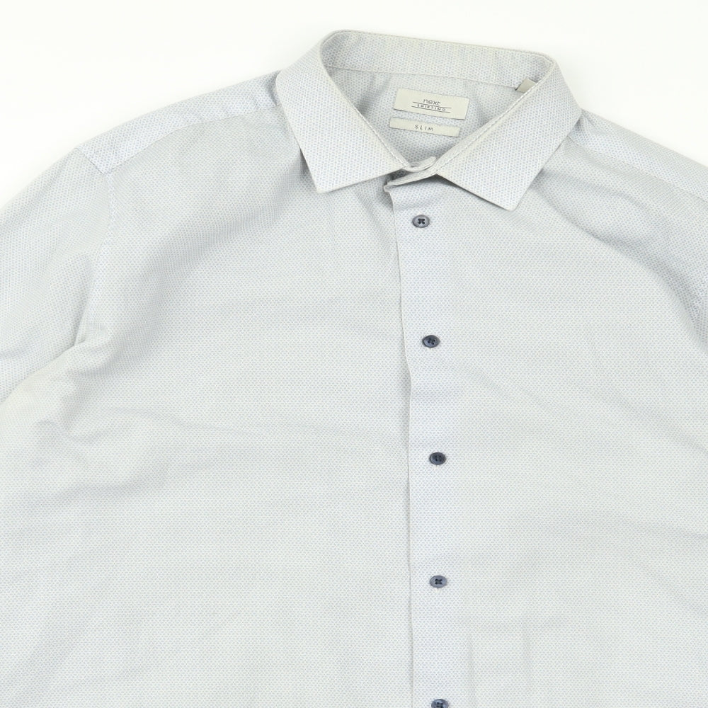 NEXT Womens Grey   Basic Button-Up Size 16