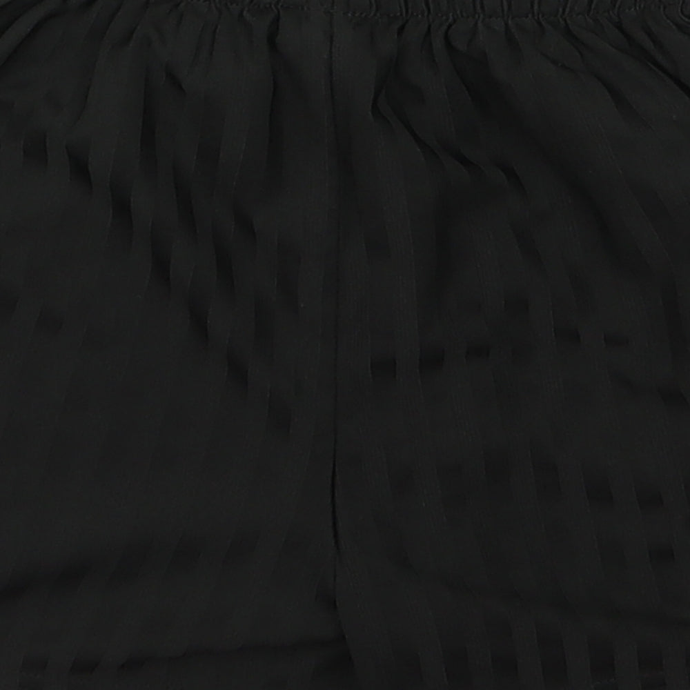 TU Girls Black   Sweat Shorts Size 6 Years