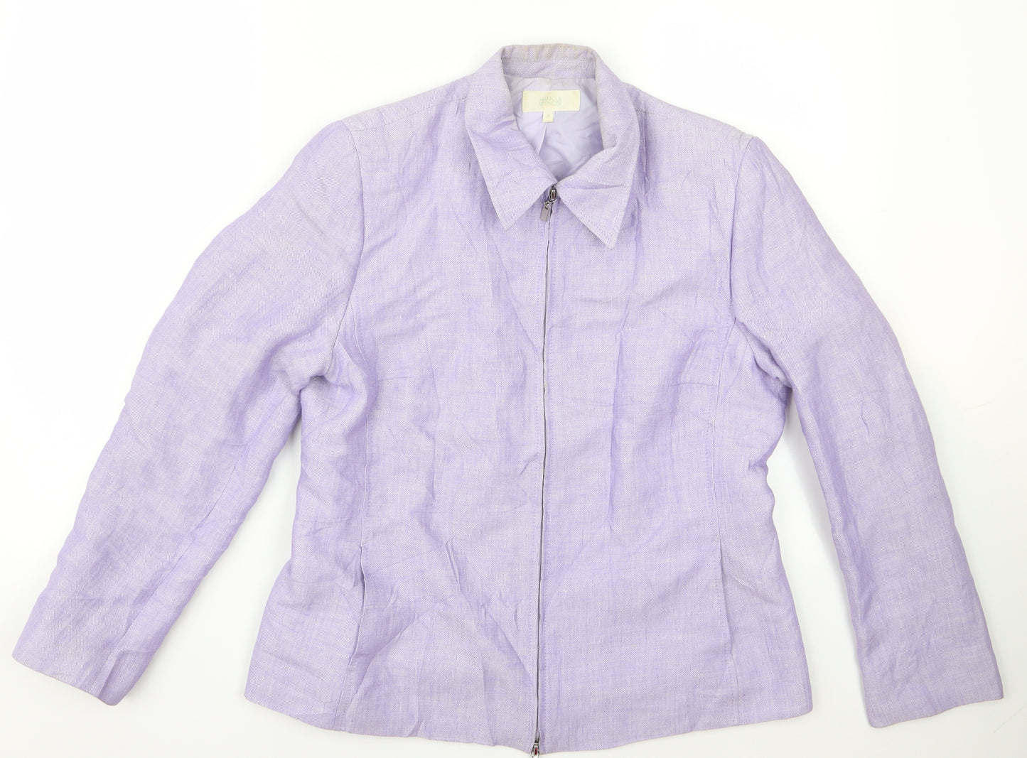 m&s Womens Purple   Jacket  Size 14