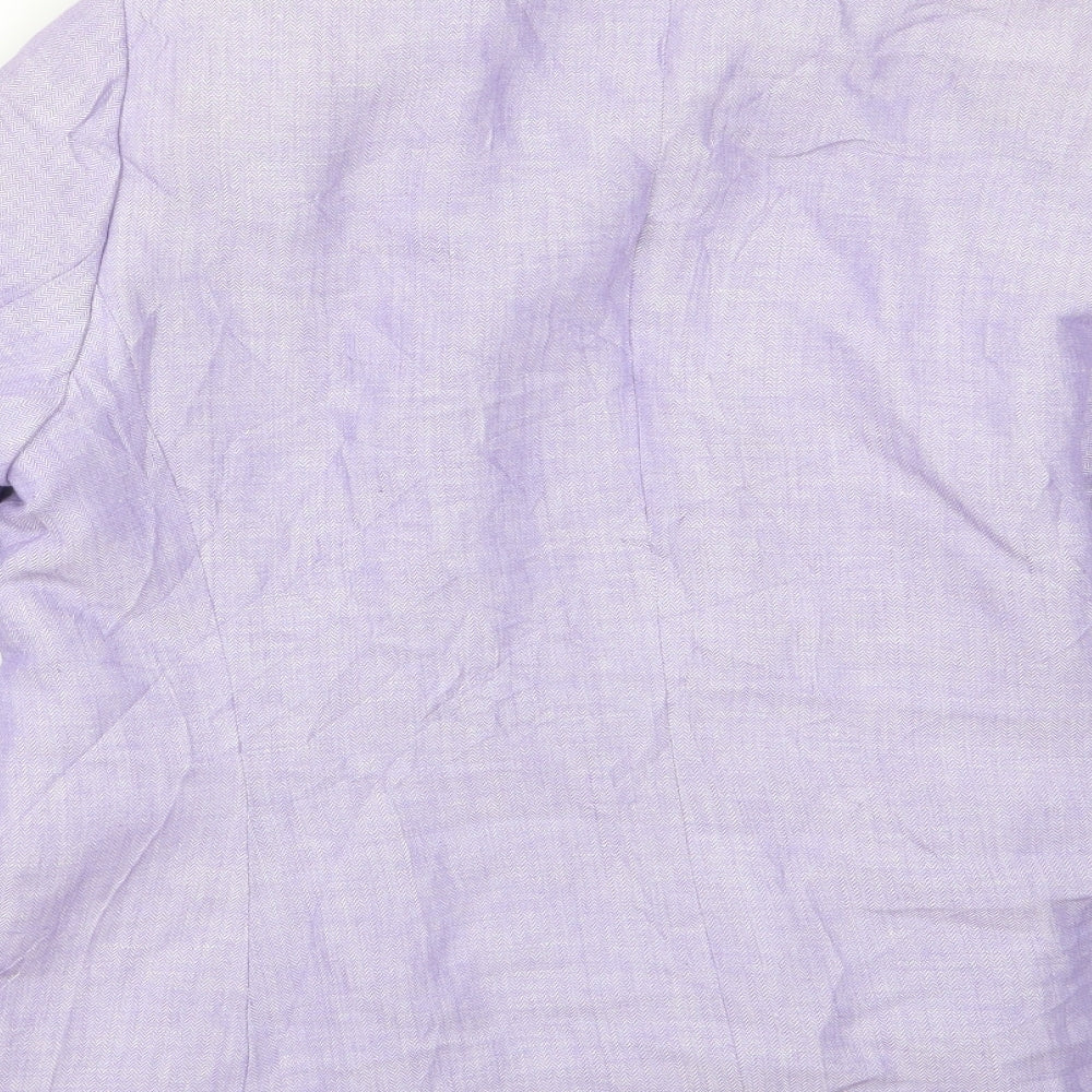 m&s Womens Purple   Jacket  Size 14