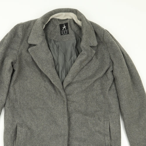 Atmosphere Womens Grey   Overcoat Jacket Size 6
