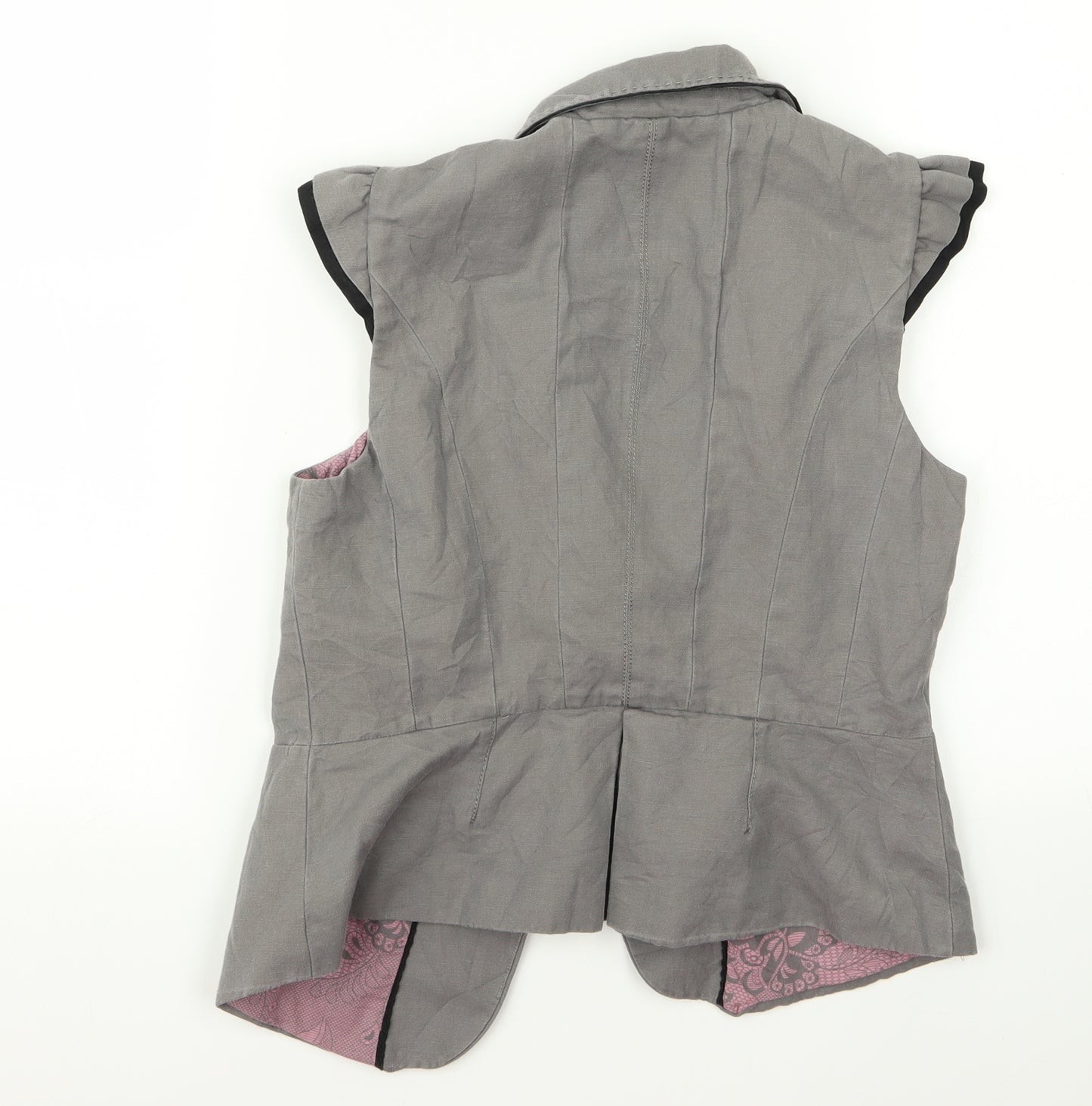 NEXT Womens Grey   Gilet Jacket Size 12