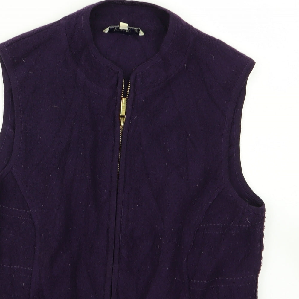 Viyella Womens Purple   Gilet Jacket Size S