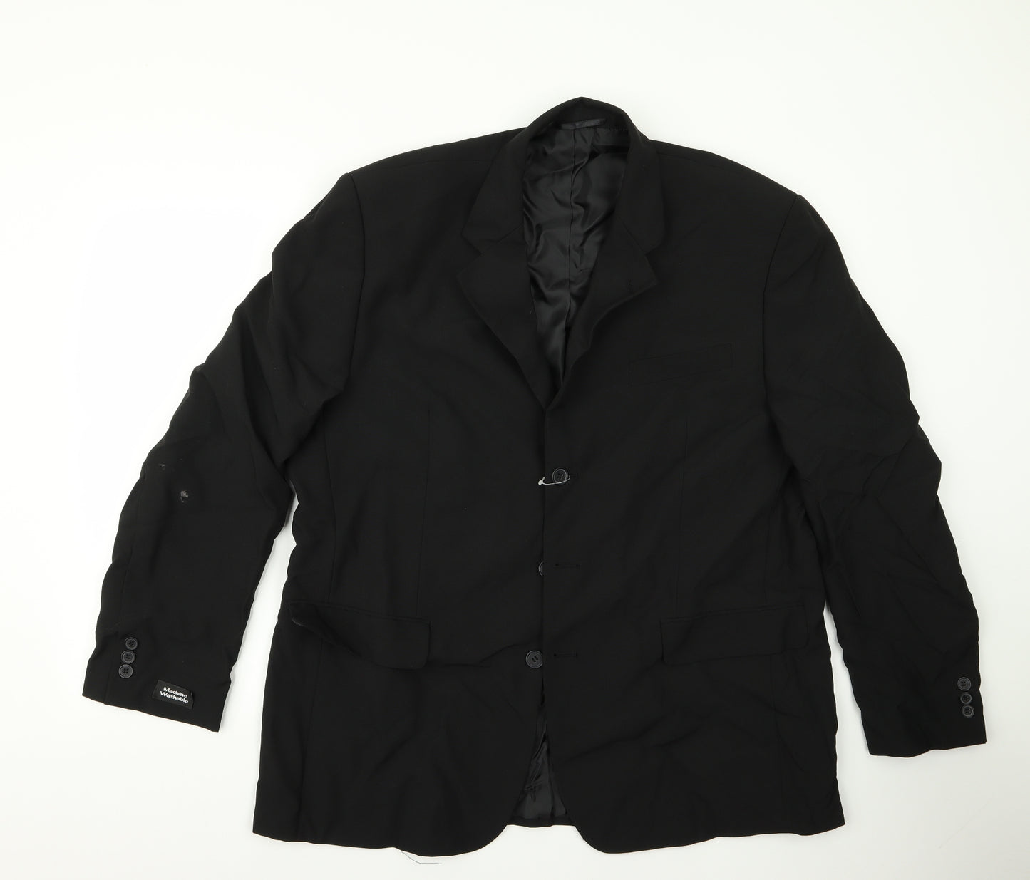 George Mens Black Animal Print  Jacket  Size M