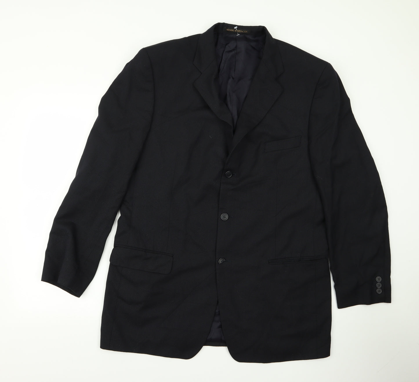 m&s Mens Black   Jacket  Size L