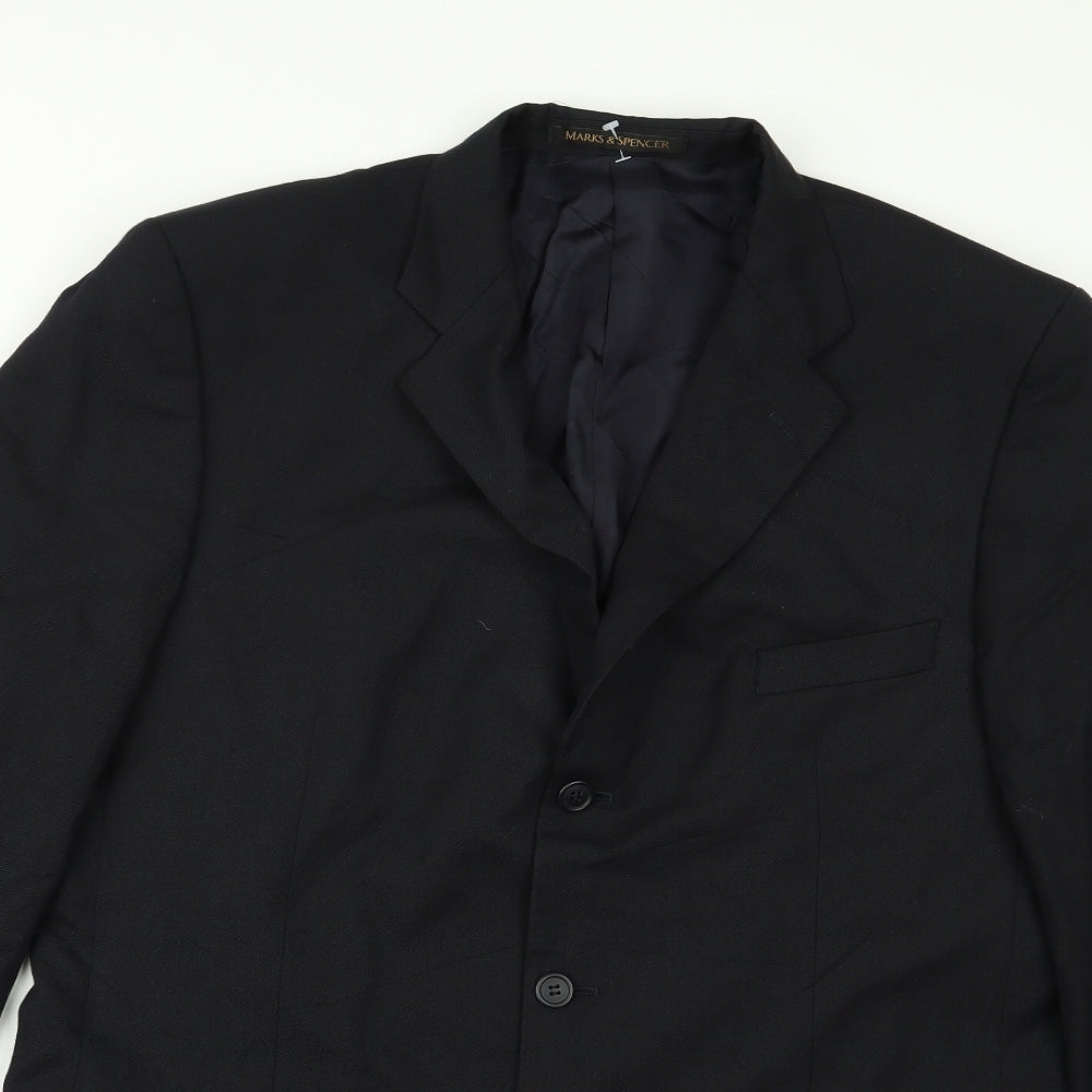 m&s Mens Black   Jacket  Size L