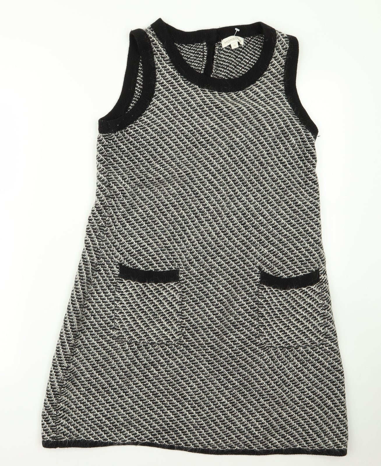 Monsoon  Womens Grey  Rayon Jacket Dress  Size M