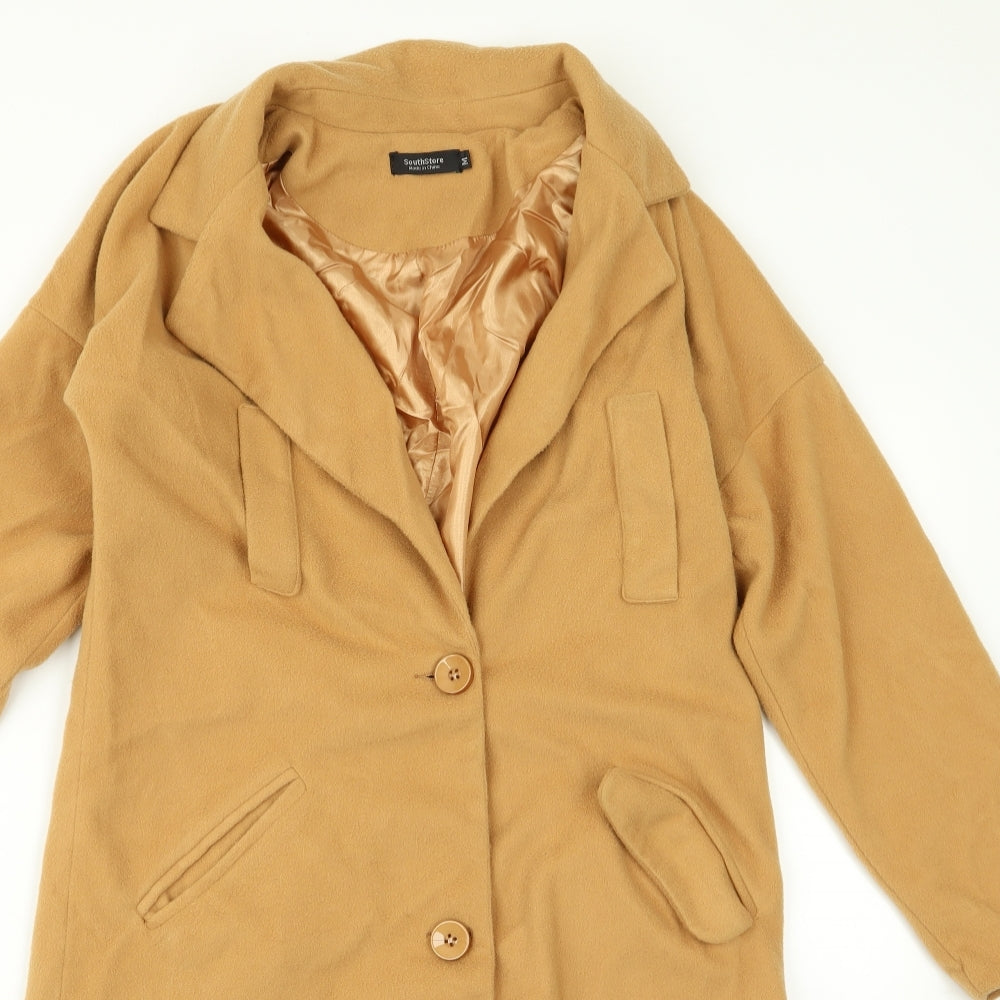 south store Womens Brown   Overcoat Jacket Size M