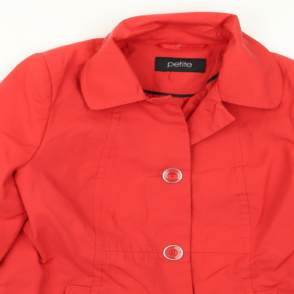 petite Womens Orange   Jacket  Size 10