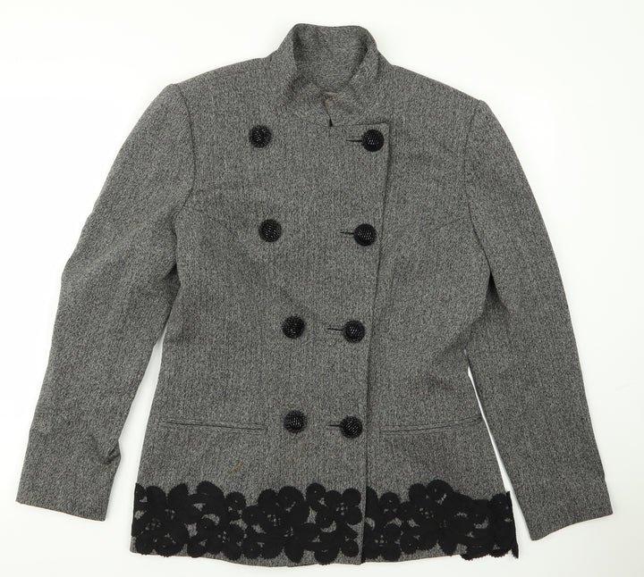 Helen Sykes Womens Grey   Jacket  Size M