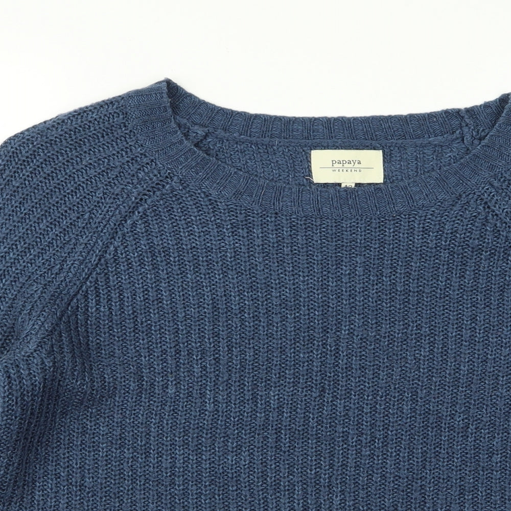 Papaya Womens Blue   Pullover Jumper Size 12