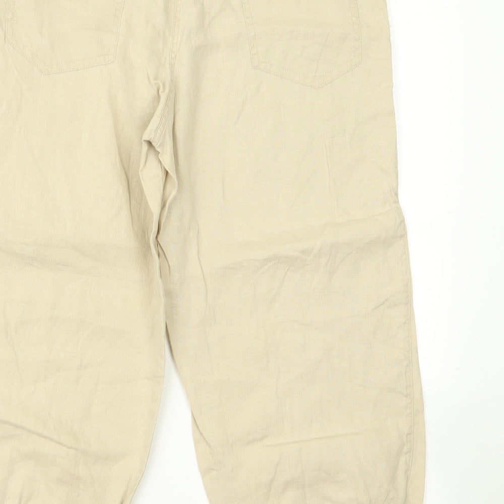 Preworn Womens Beige   Trousers  Size 12