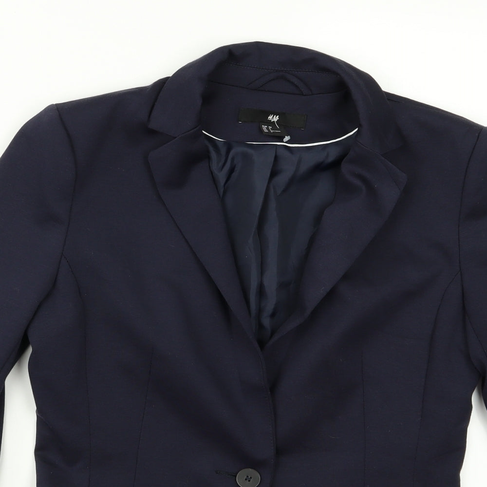 H&M Womens Blue   Jacket  Size 4