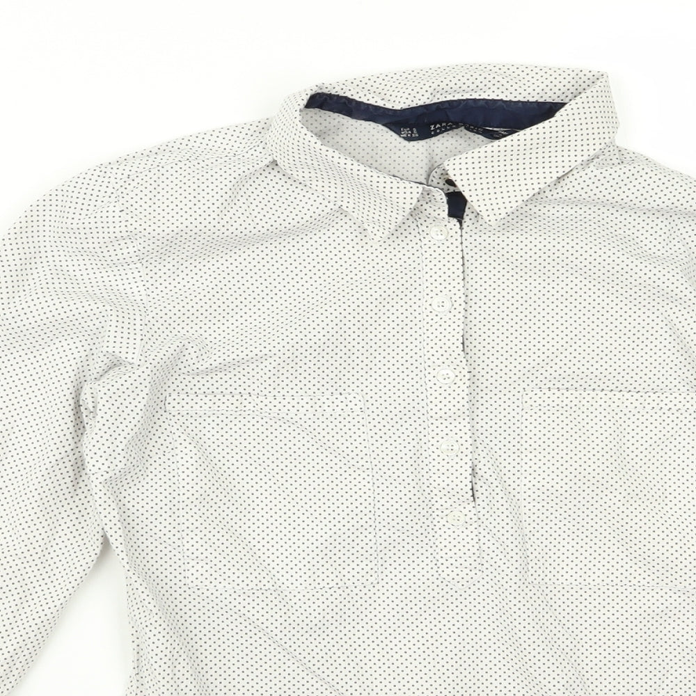 Zara Womens White   Basic Blouse Size S