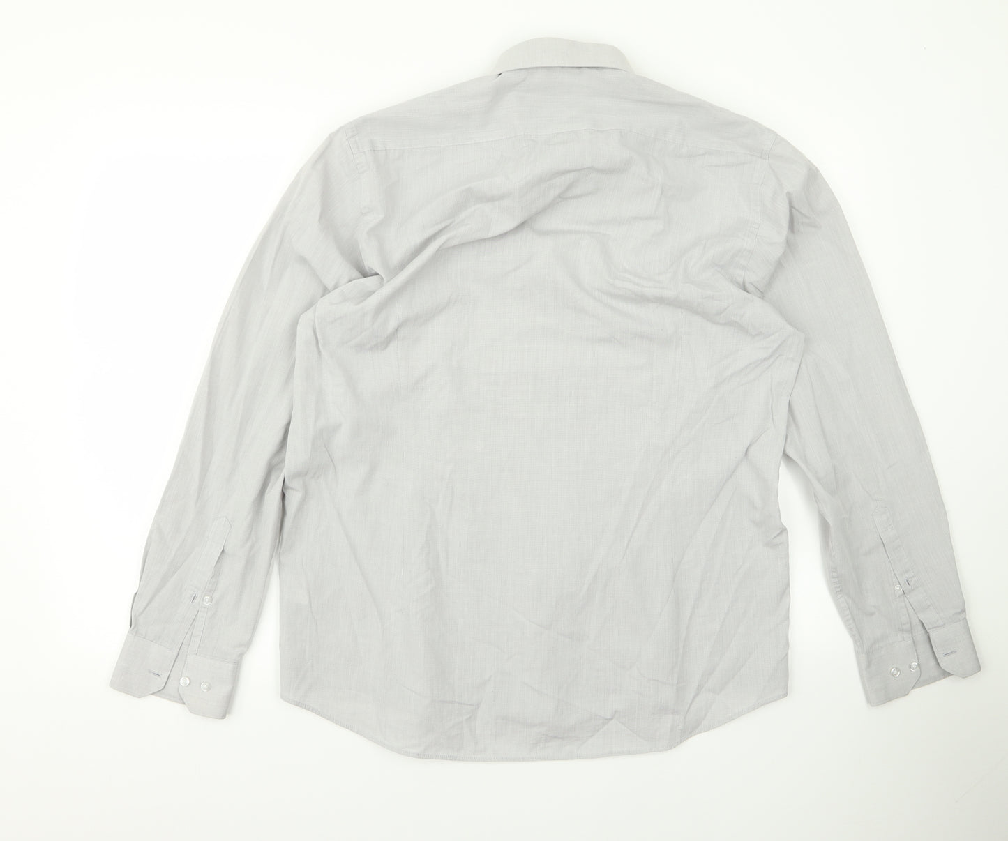 Primark Mens Grey    Dress Shirt Size 16