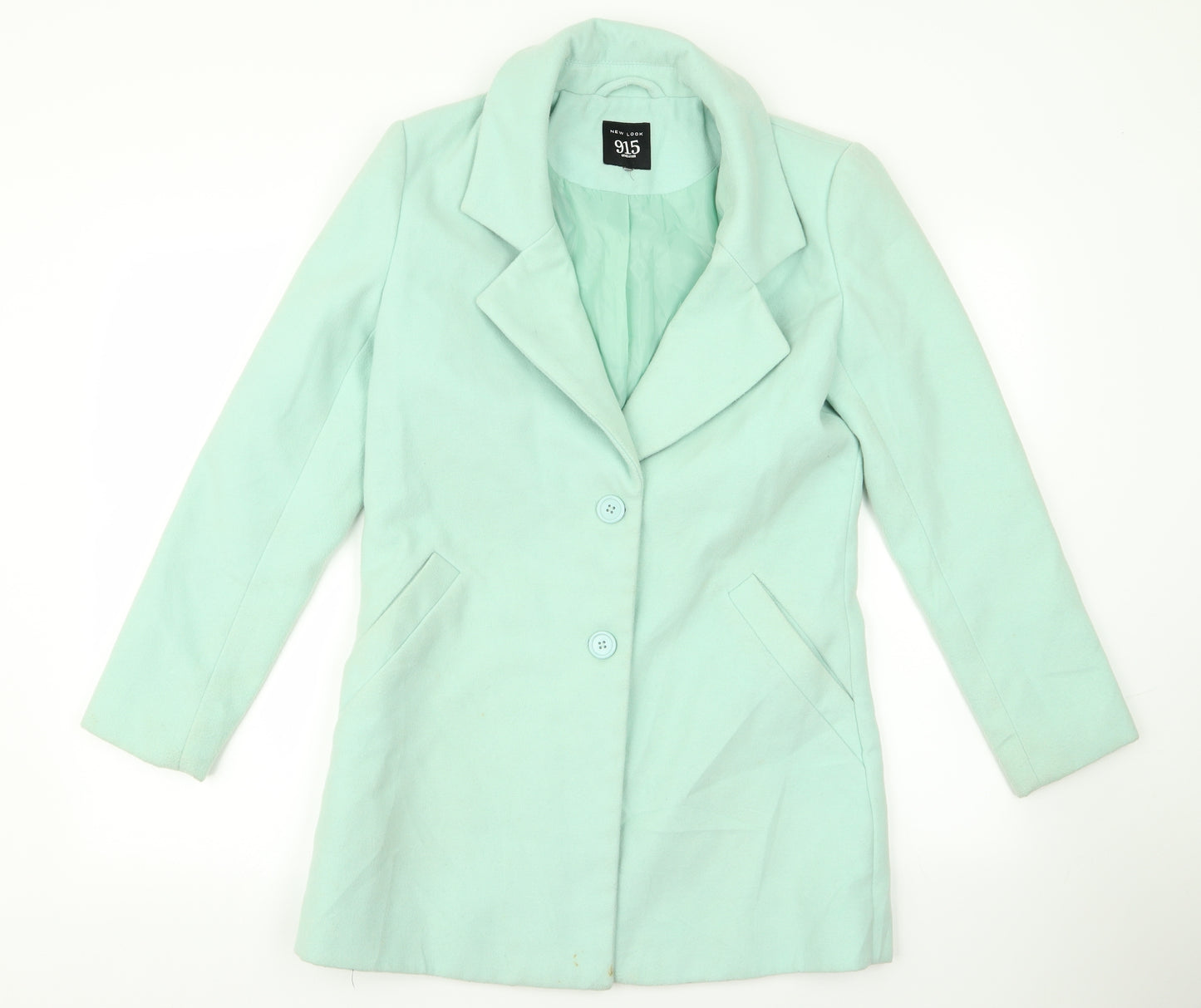 New Look Womens Green   Overcoat Jacket Size 14