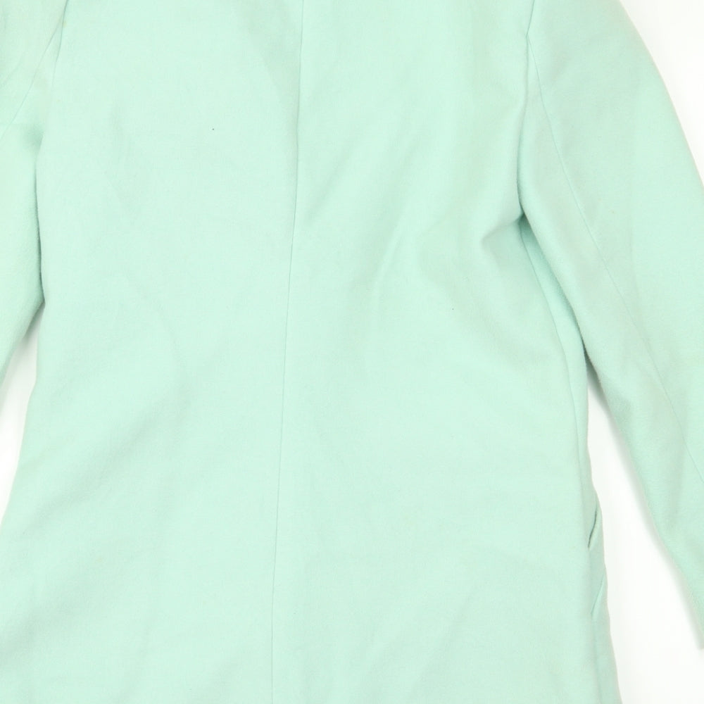 New Look Womens Green   Overcoat Jacket Size 14