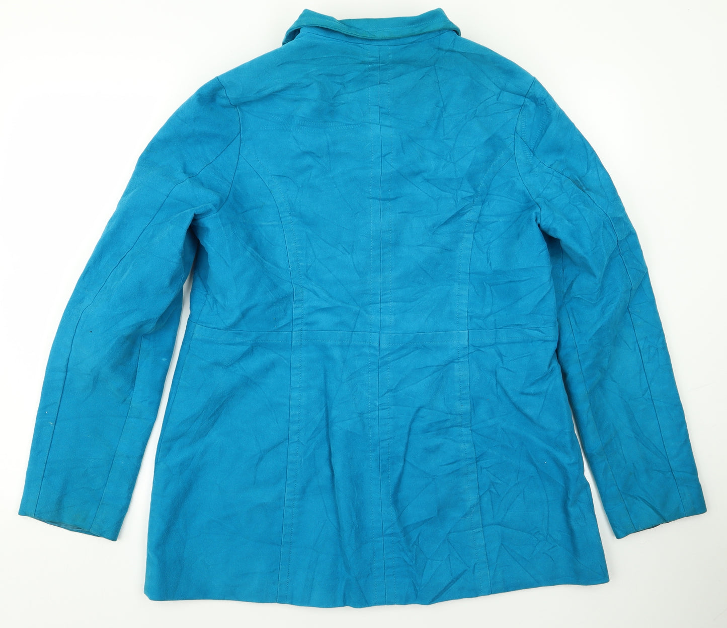 Monsoon Womens Blue   Overcoat Jacket Size 16
