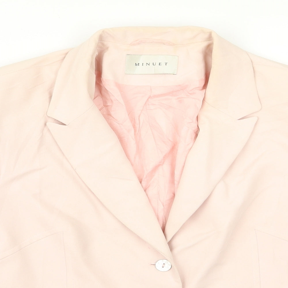 minuet Womens Pink   Jacket  Size 12