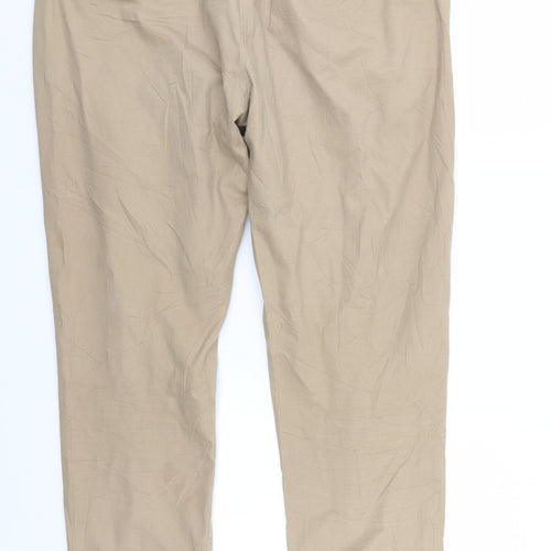 Sakura Womens Beige   Chino Trousers Size 14 L28 in