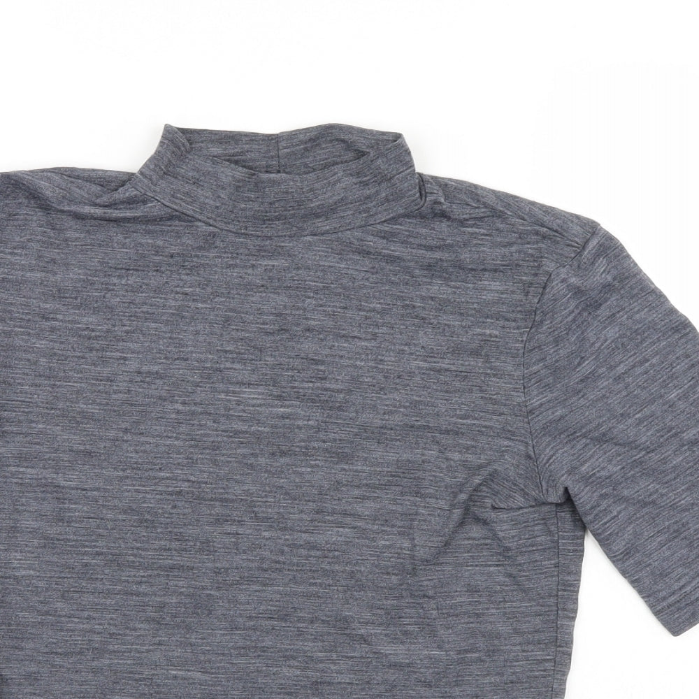 Massamino dutti Womens Grey   Basic T-Shirt Size 8