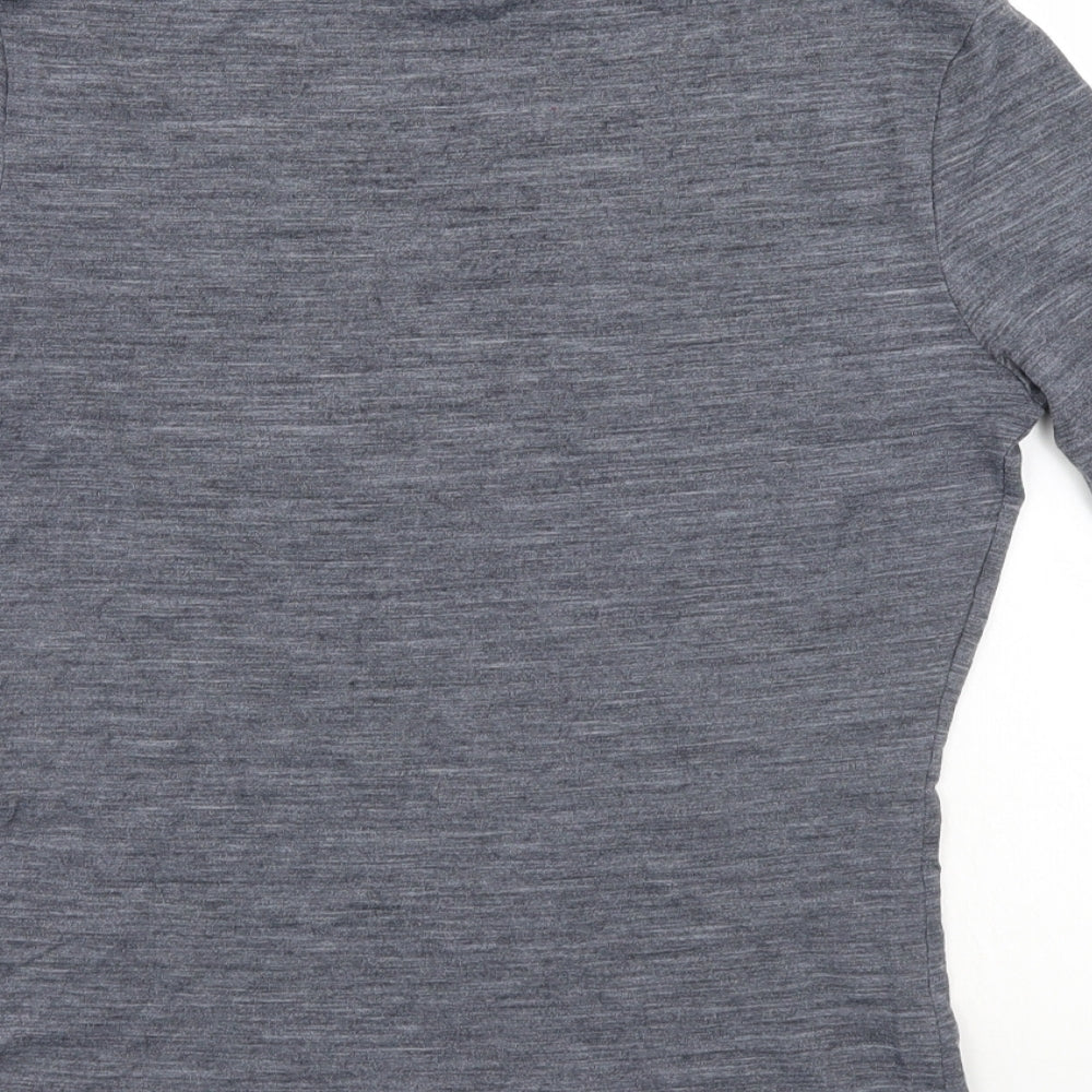 Massamino dutti Womens Grey   Basic T-Shirt Size 8