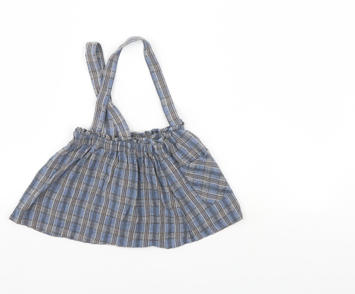 NEXT Boys Blue Check  Basic T-Shirt Size 12-18 Months